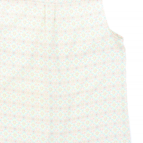 NEXT Womens Ivory Floral  Basic Blouse Size 16