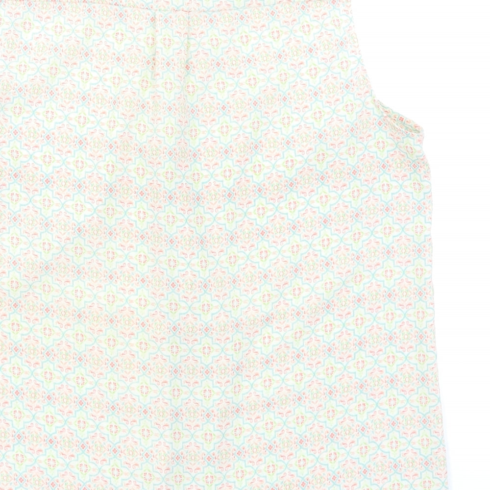 NEXT Womens Ivory Floral  Basic Blouse Size 16