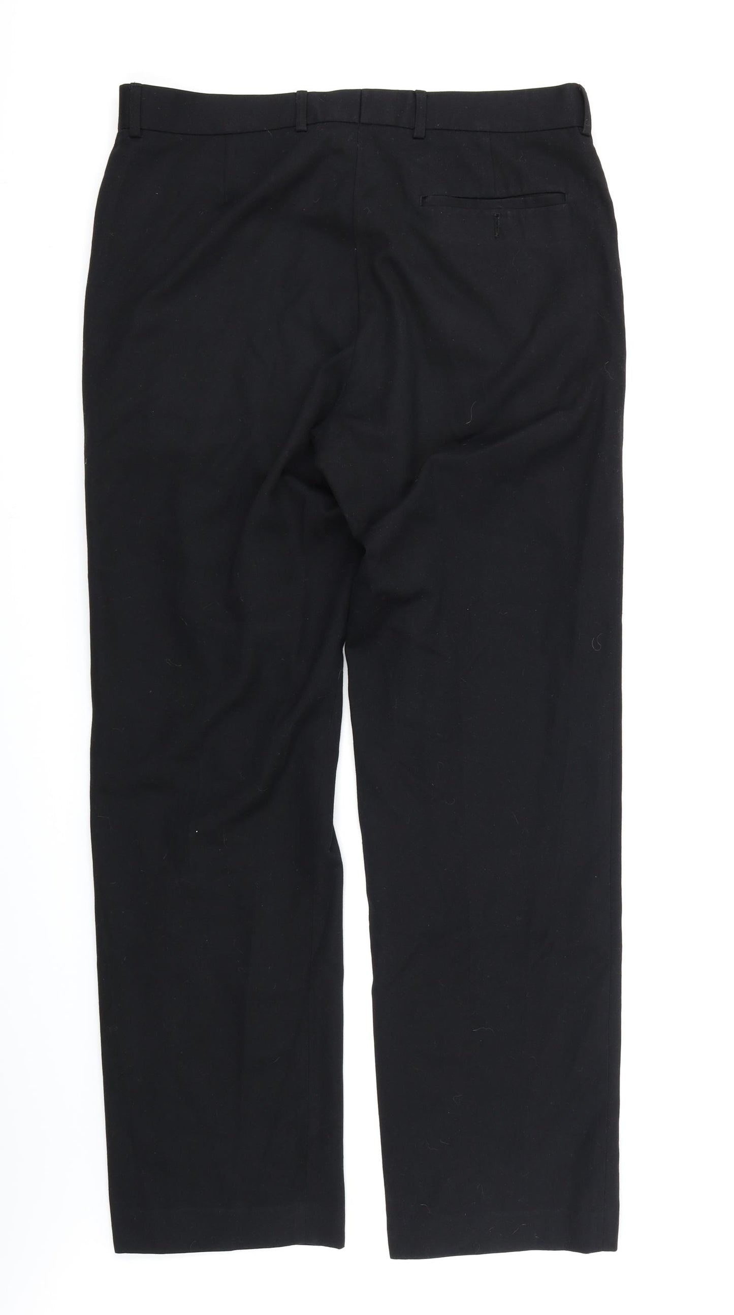Burton Mens Black   Trousers  Size 36 in L32 in