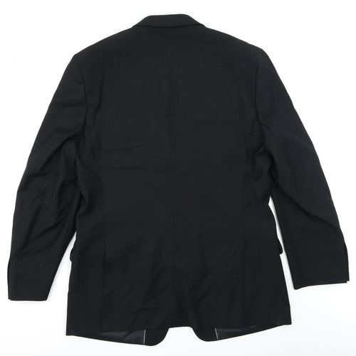 Charlton Gray  Mens Black   Jacket Blazer Size 42