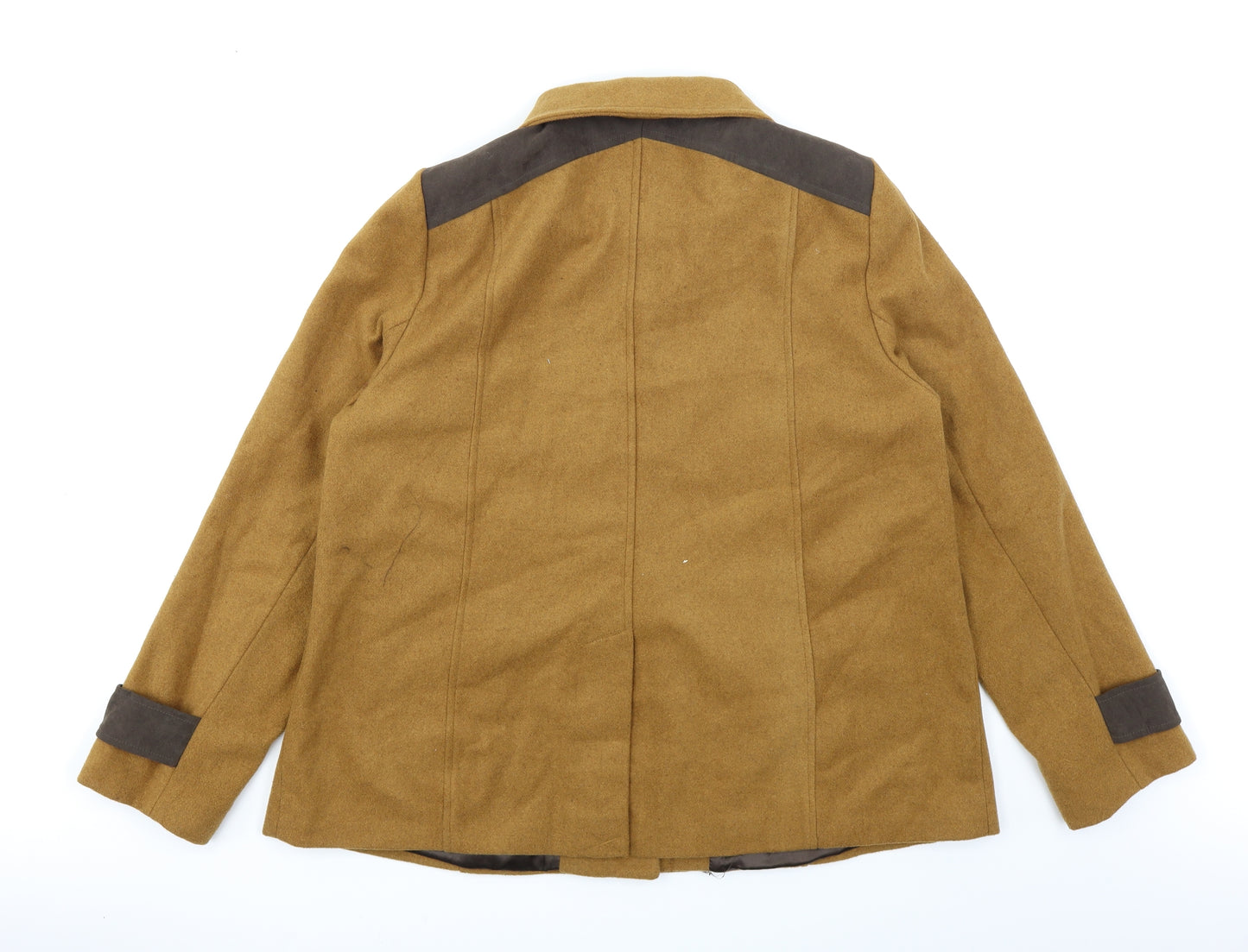 Atmosphere Womens Brown   Pea Coat Coat Size 16