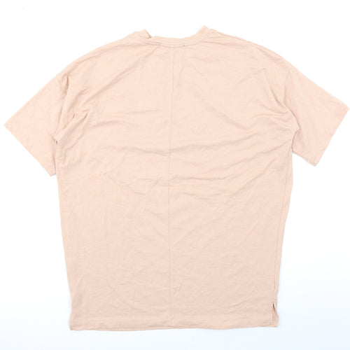 Mennace Mens Pink    T-Shirt Size S