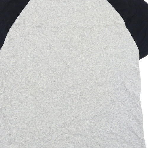 ASOS Mens Grey Colourblock   T-Shirt Size M