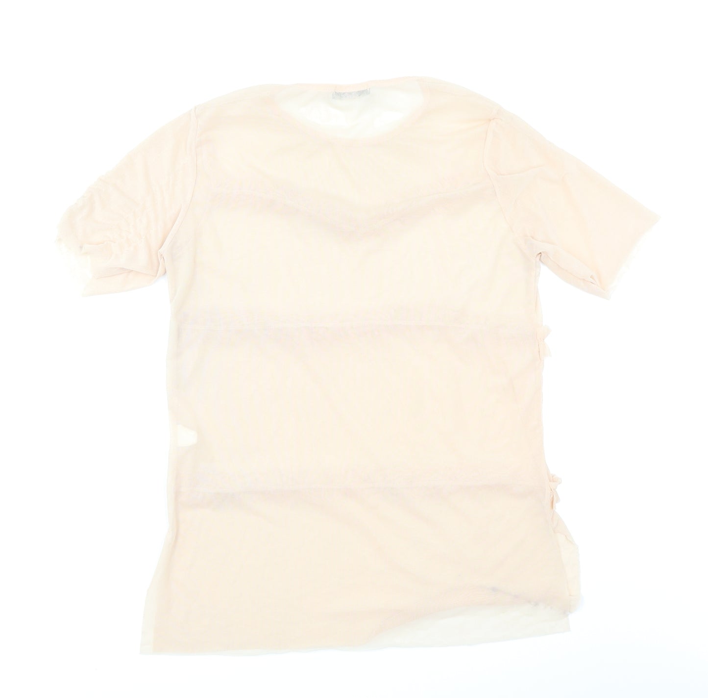 I-X London Womens Pink   Basic T-Shirt Size 10