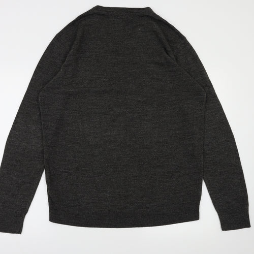 Peacocks Mens Grey   Pullover Jumper Size XL