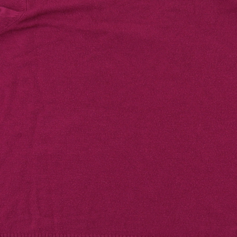 m&s Womens Red   Pullover Jumper Size 14