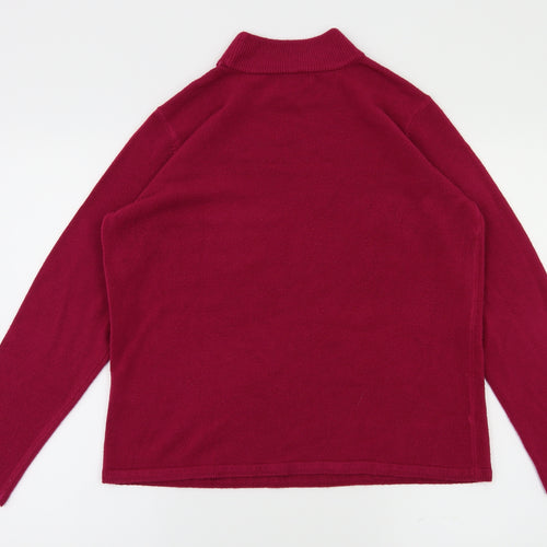 BM Womens Pink   Pullover Jumper Size M