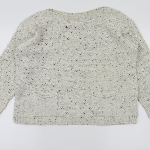 M&Co Womens Grey   Pullover Jumper Size M