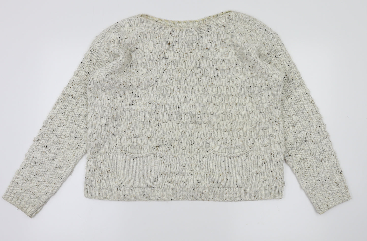 M&Co Womens Grey   Pullover Jumper Size M