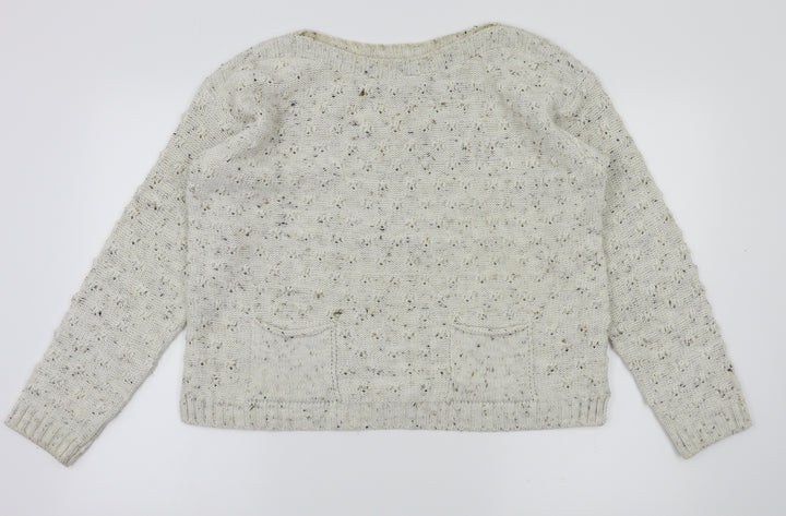 M&Co Womens Grey Pullover Jumper Size M