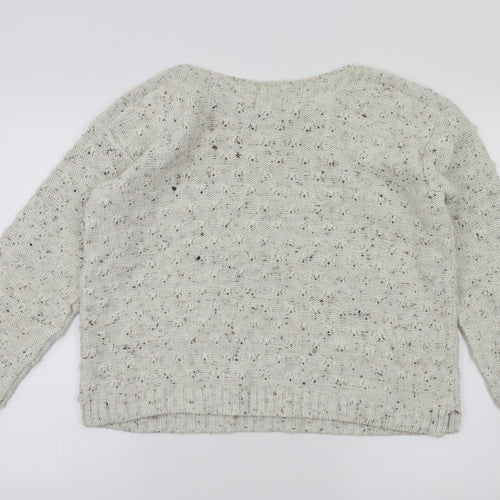 M&Co Womens Grey   Pullover Jumper Size M