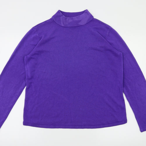 BM Womens Purple   Pullover Jumper Size M