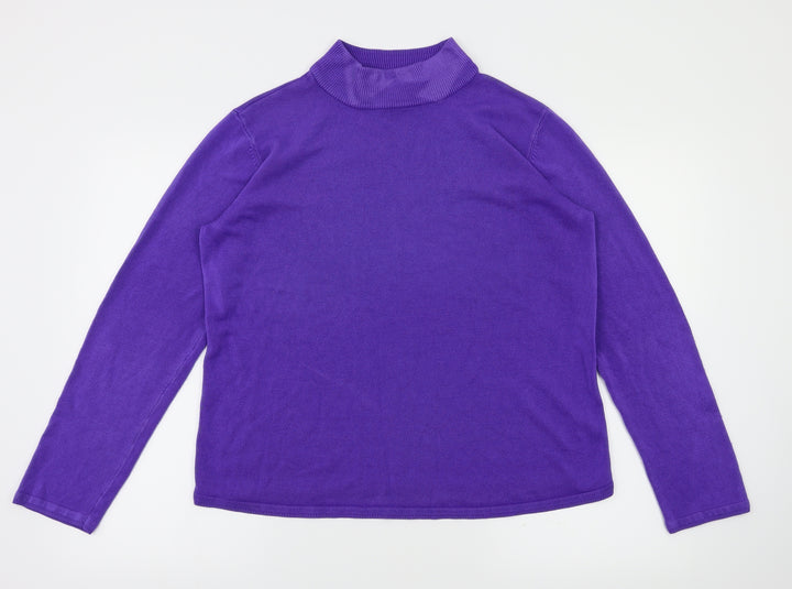 BM Womens Purple   Pullover Jumper Size M
