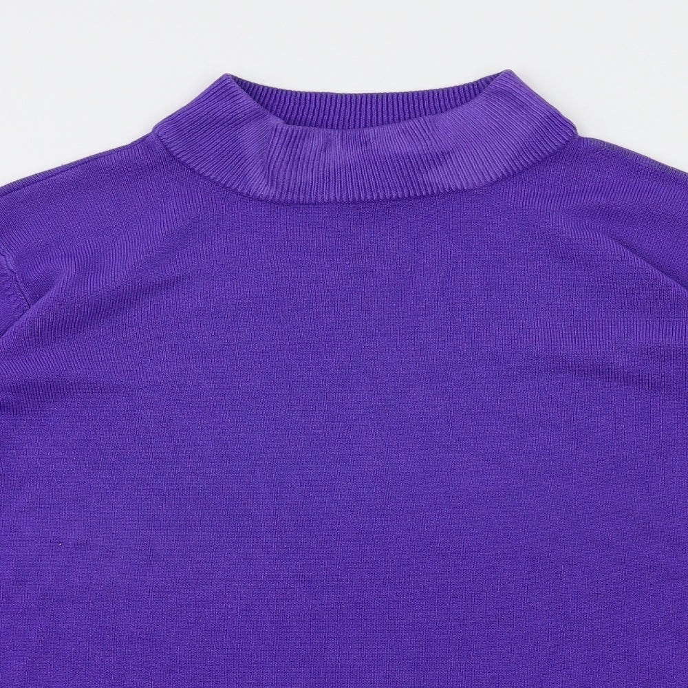 BM Womens Purple   Pullover Jumper Size M