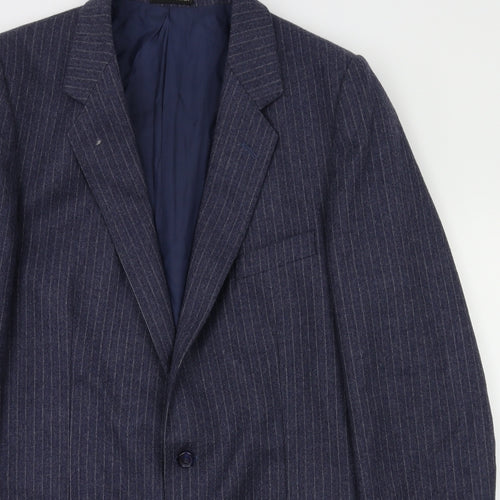 peril pascal Mens Blue Striped  Jacket Blazer Size 42