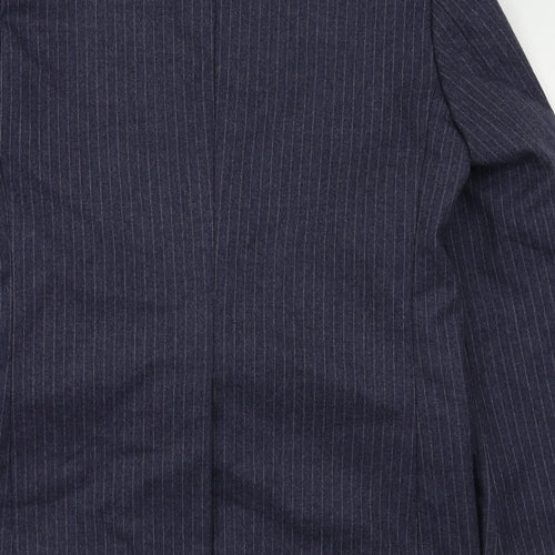 peril pascal Mens Blue Striped  Jacket Blazer Size 42