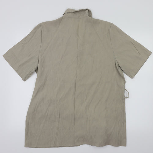 Bonmarché Womens Beige   Basic Blouse Size 16
