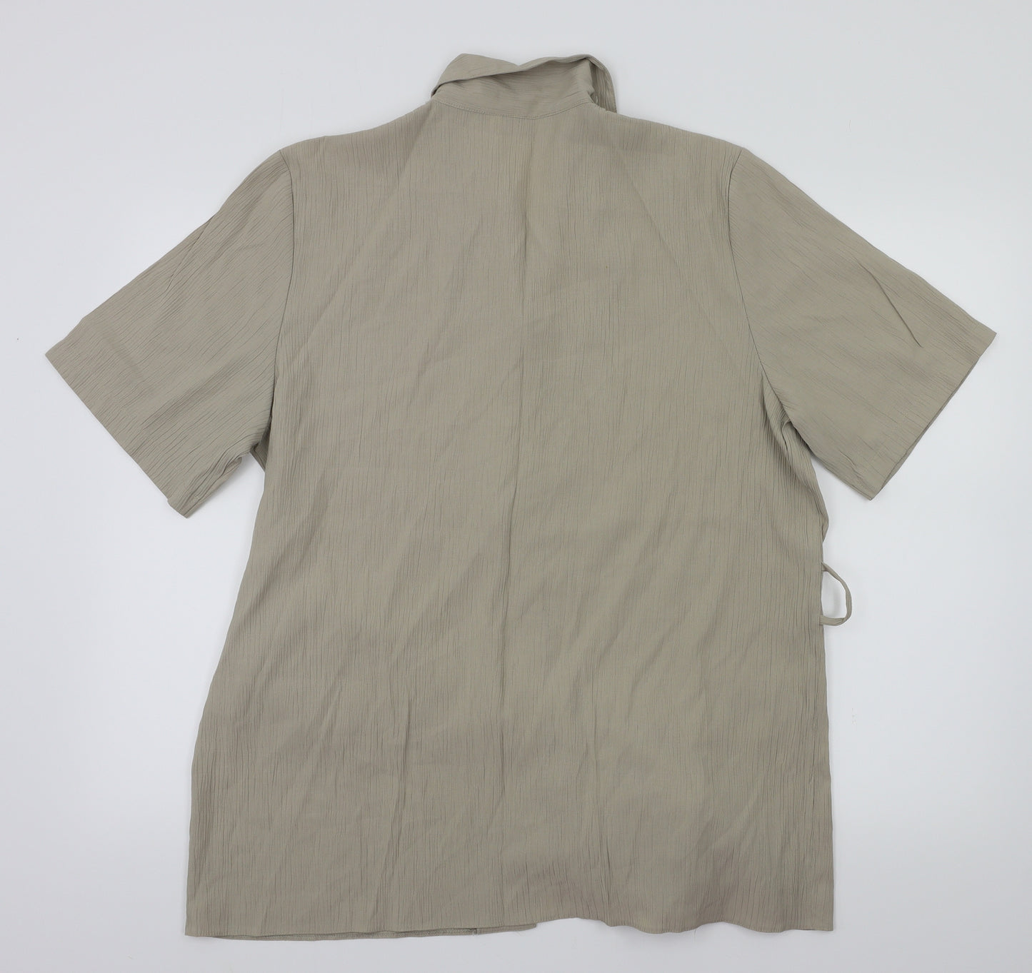 Bonmarché Womens Beige   Basic Blouse Size 16