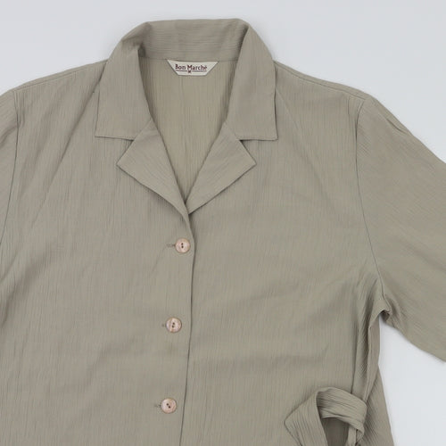 Bonmarché Womens Beige   Basic Blouse Size 16