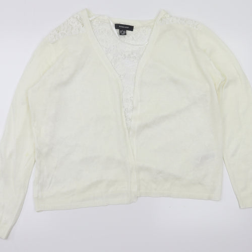 Primark Womens Ivory   Cardigan Jumper Size L