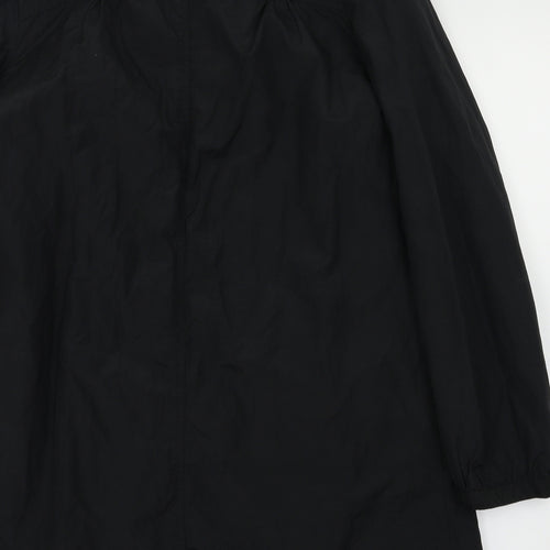 k Womens Black   Jacket Coat Size 10