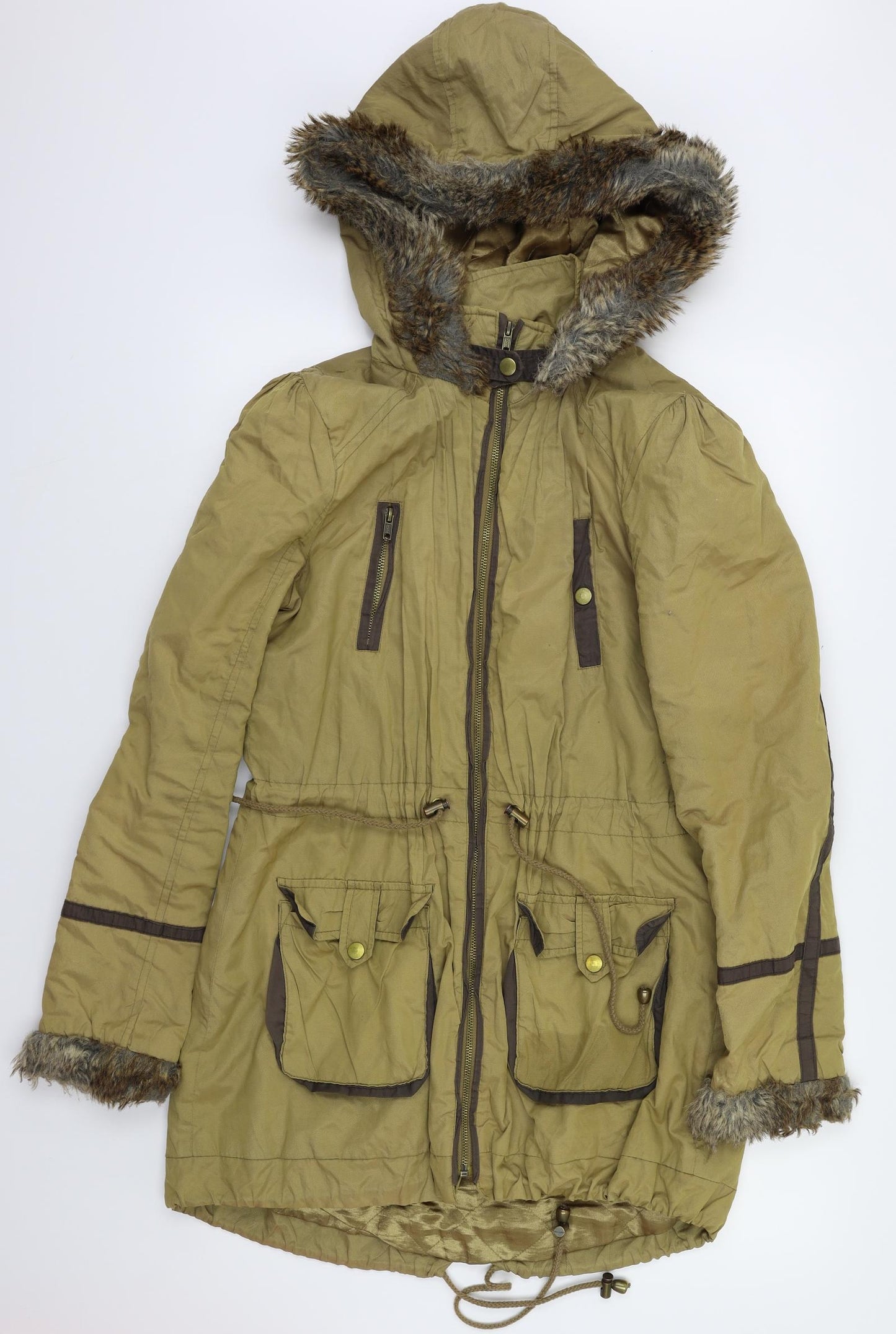 NEXT Womens Brown   Jacket Coat Size 10
