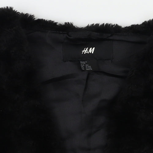 H&M Girls Black   Cardigan Jumper Size 11-12 Years