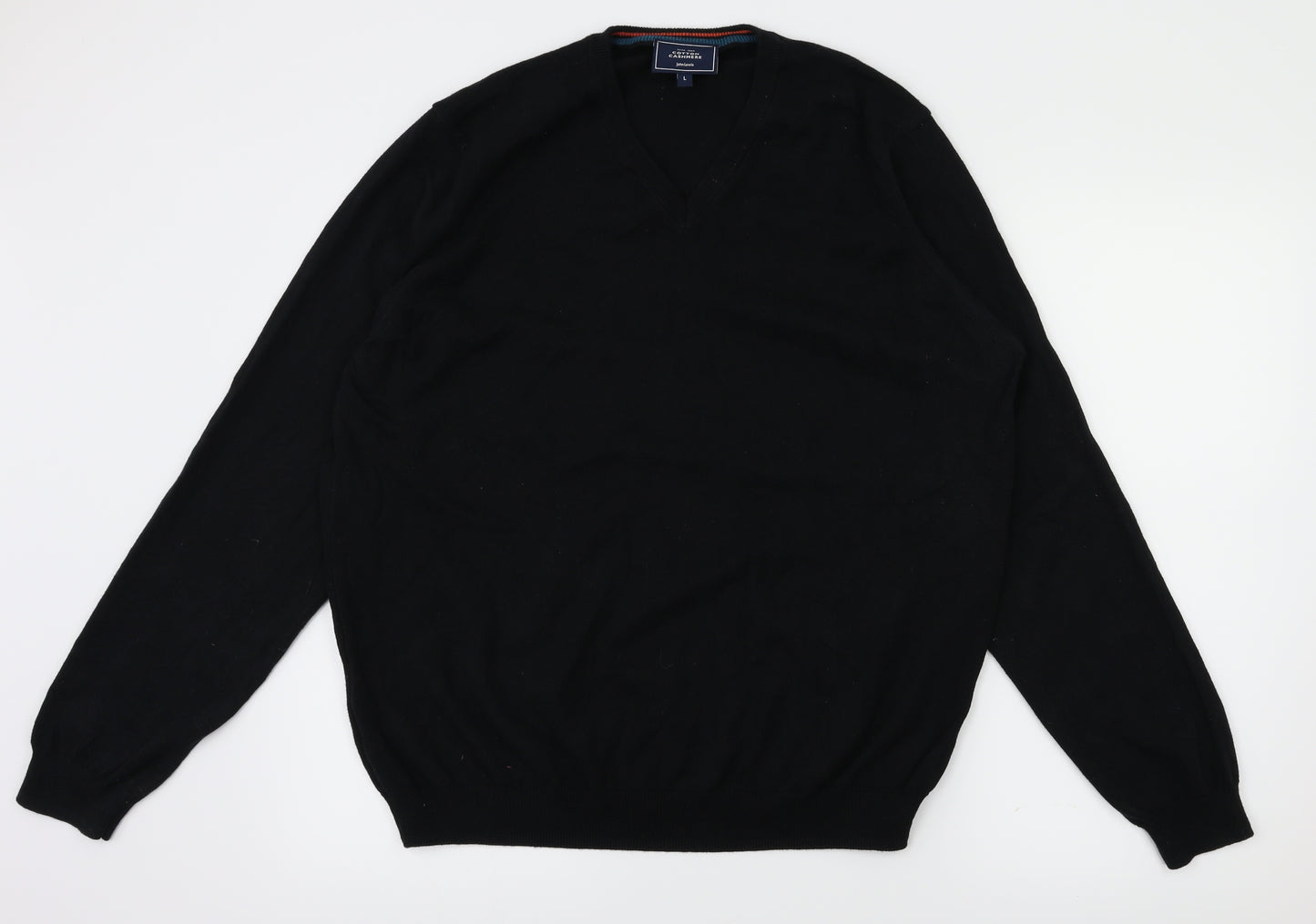 john Lewis  Mens Black   Pullover Sweatshirt Size L