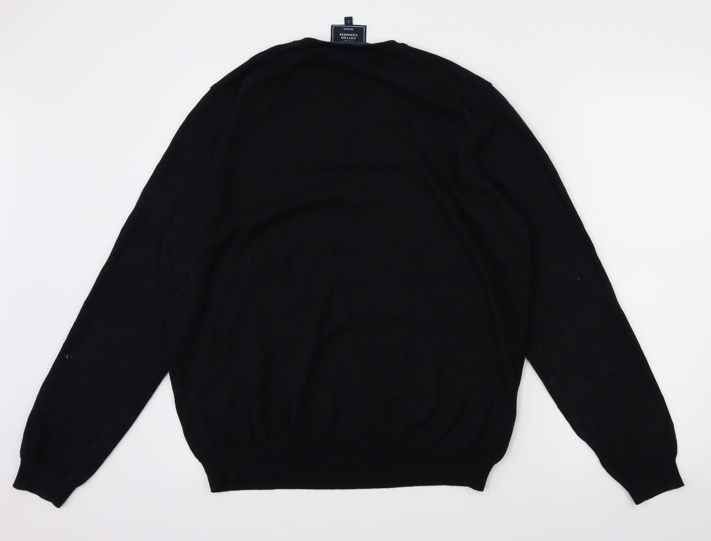 john Lewis  Mens Black   Pullover Sweatshirt Size L