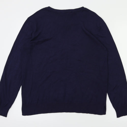 George Womens Blue   Pullover Jumper Size 14