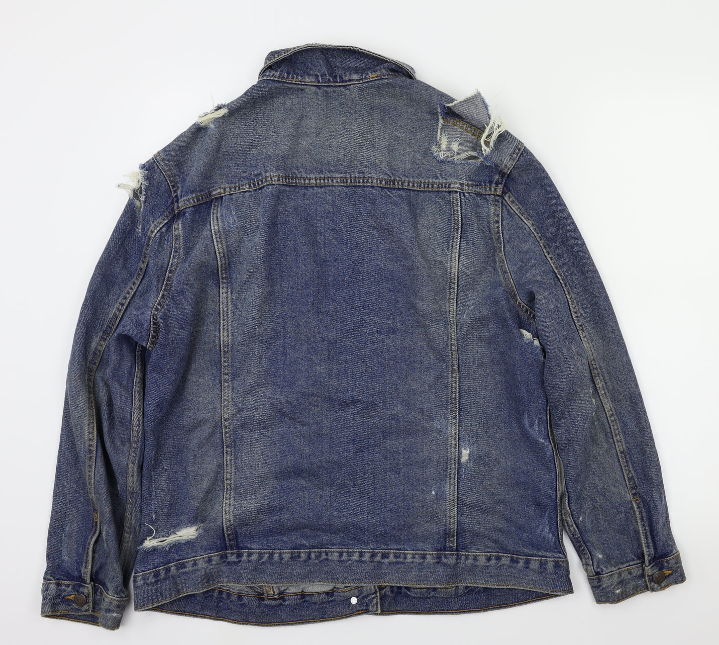 New Look Womens Blue   Jacket Coatigan Size 14