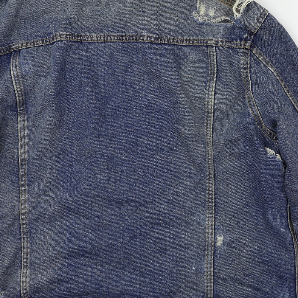 New Look Womens Blue   Jacket Coatigan Size 14
