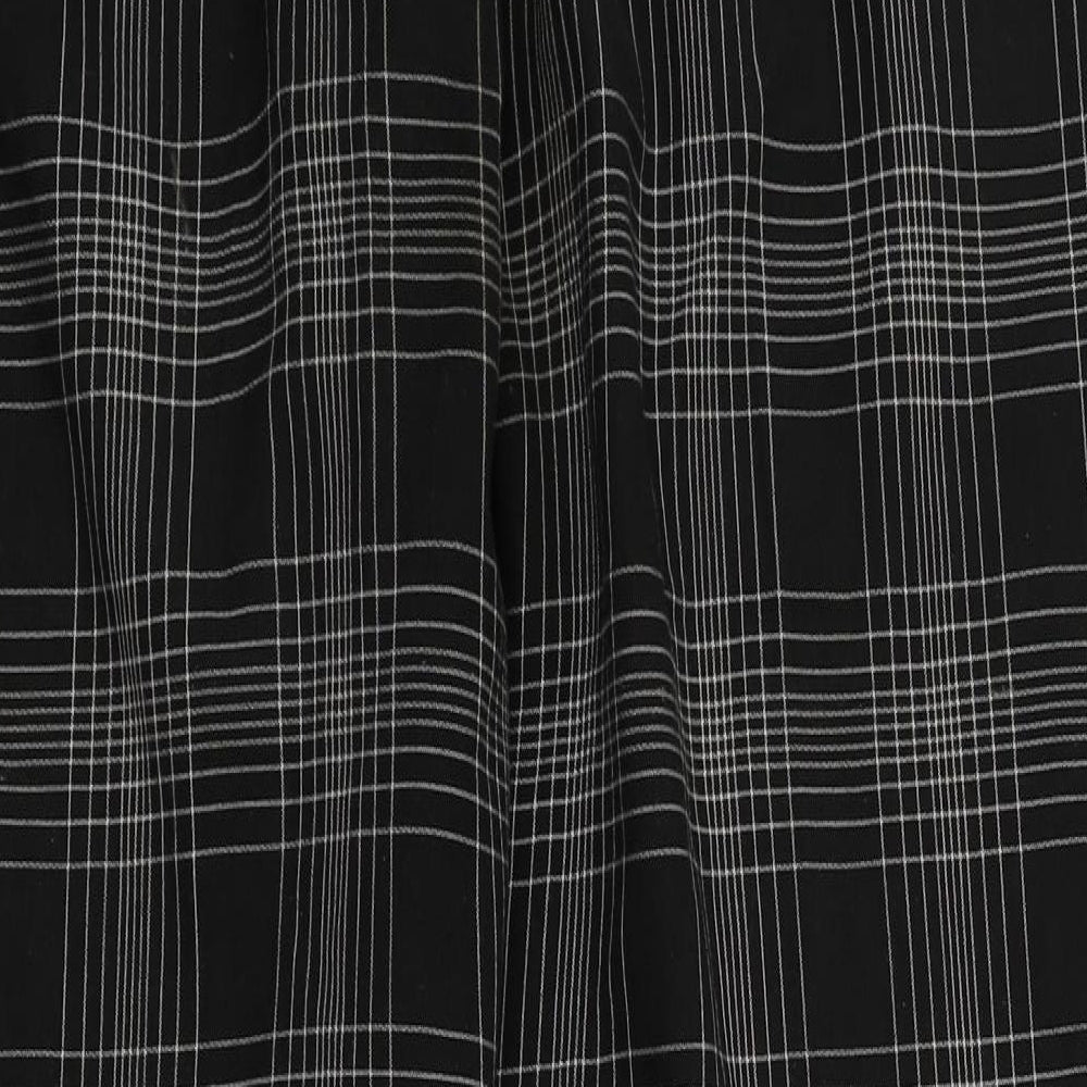 m&s Womens Brown Check  Trousers  Size 18 L27 in