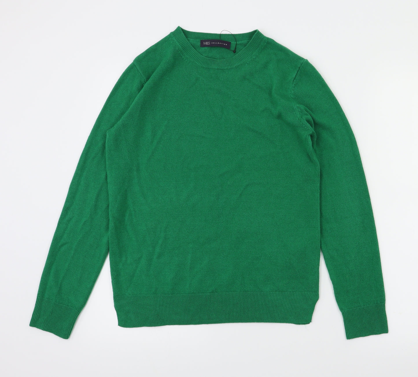 m&s Womens Green   Pullover Jumper Size 10