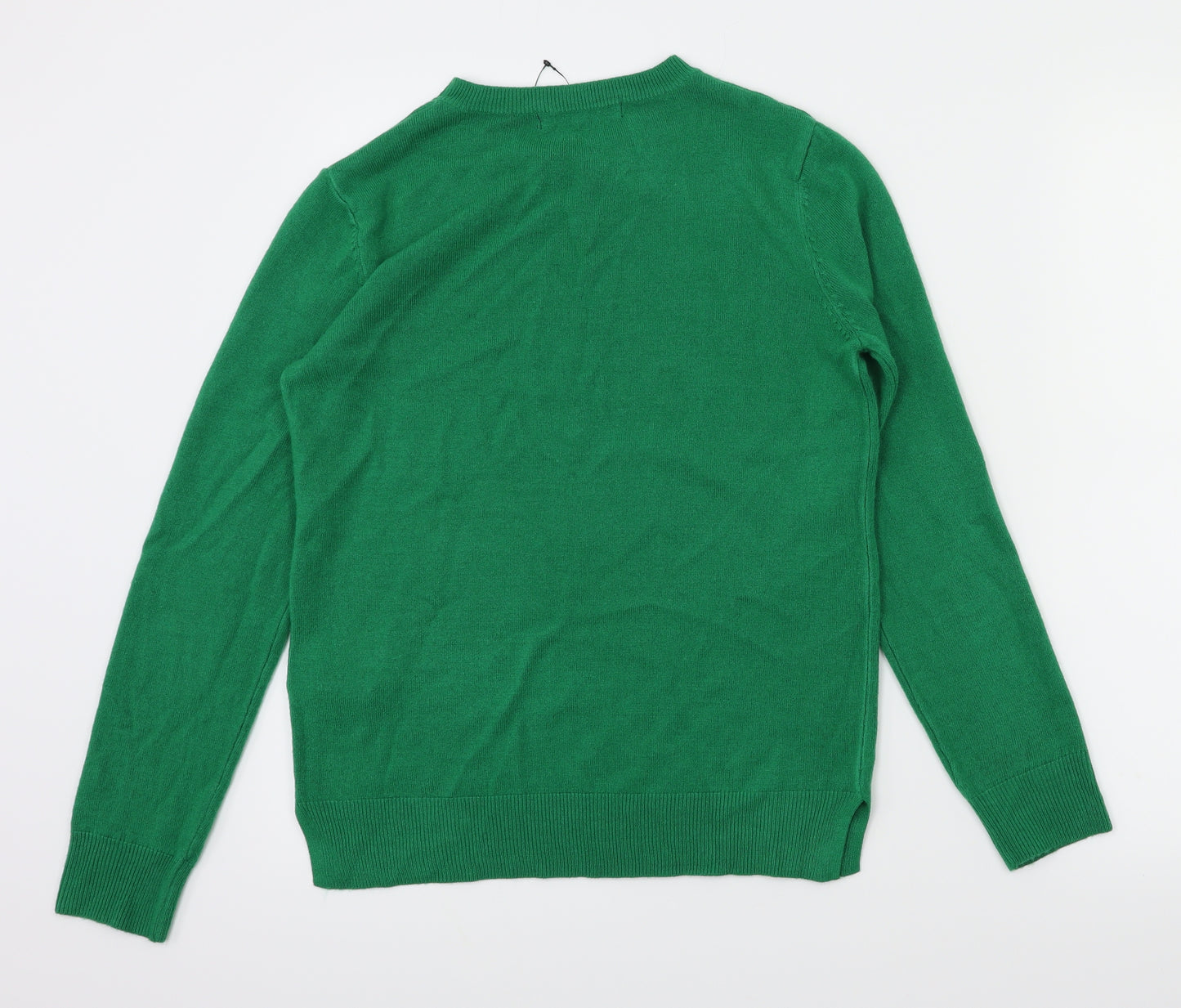 m&s Womens Green   Pullover Jumper Size 10