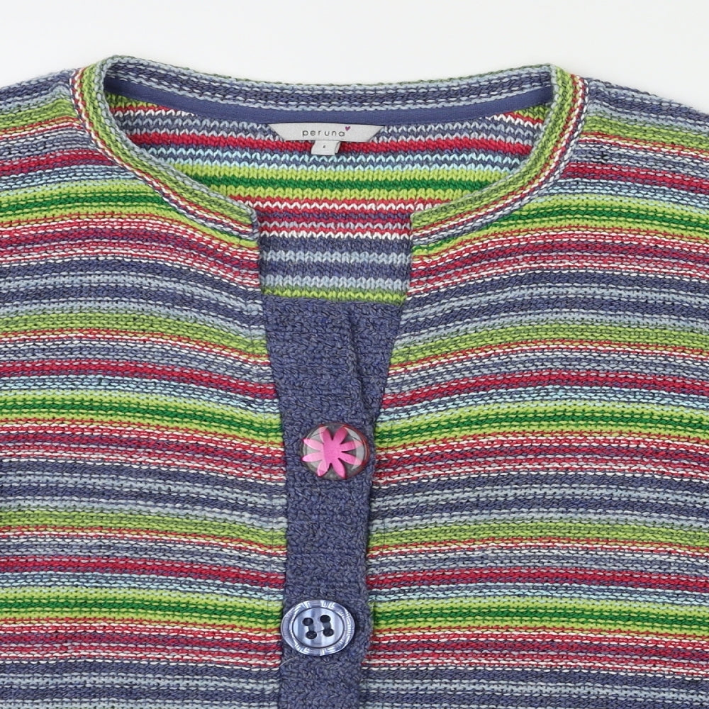 Per Una Womens Multicoloured   Cardigan Jumper Size L
