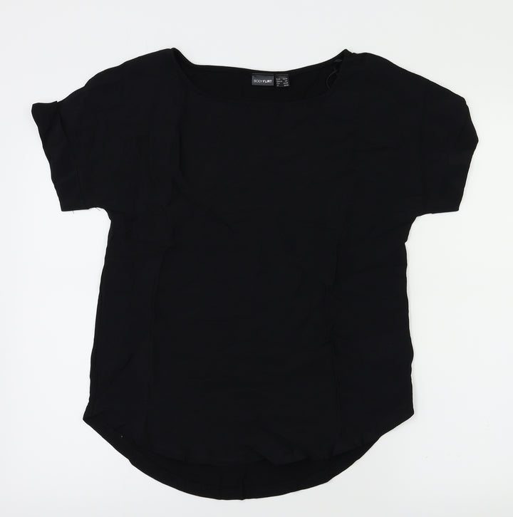Body Flirt Womens Black   Basic T-Shirt Size XS