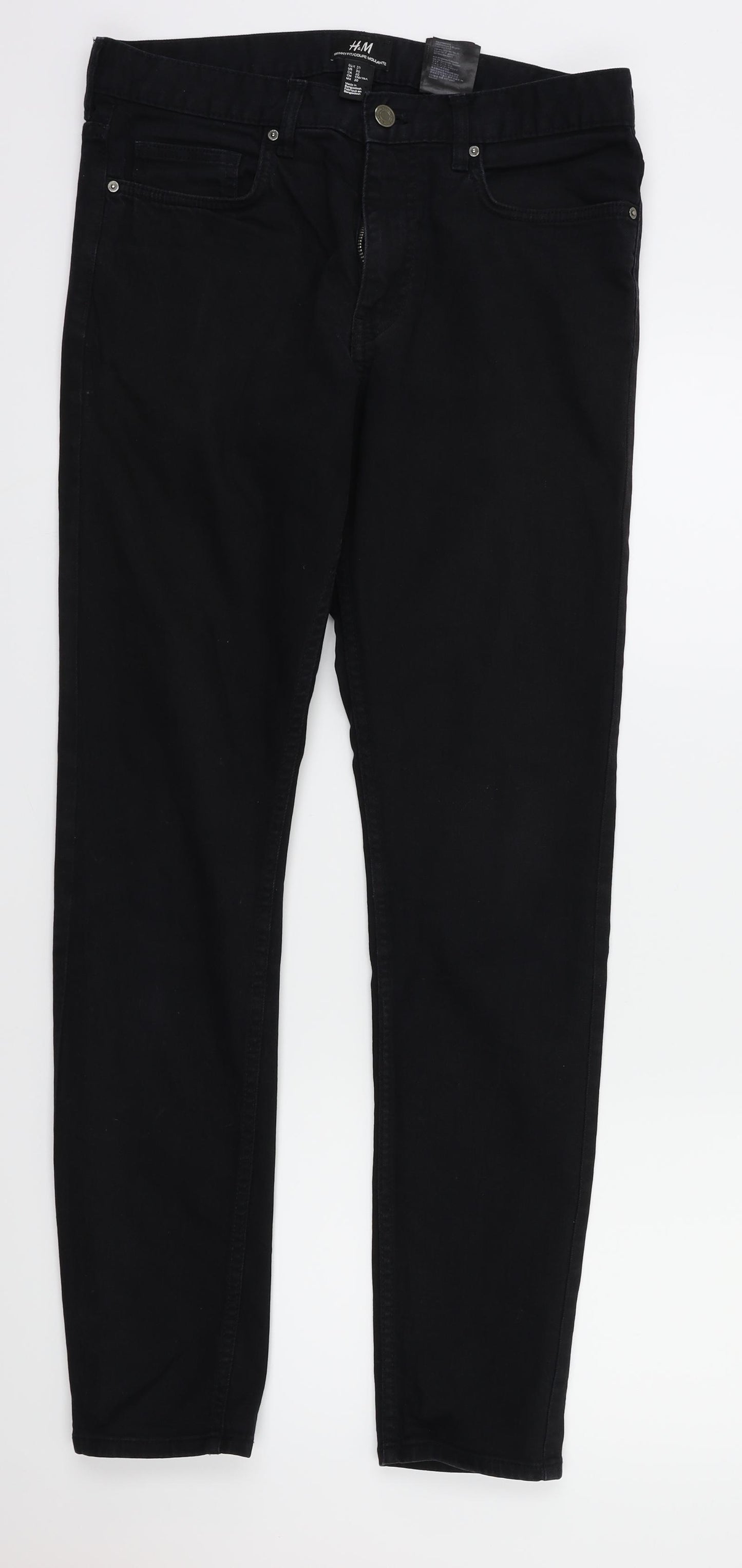 H&M Womens Black   Skinny Jeans Size 30 L31 in