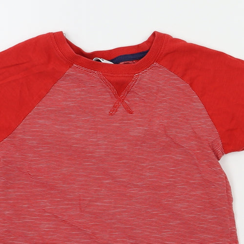 M&Co Boys Red   Basic T-Shirt Size 7-8 Years