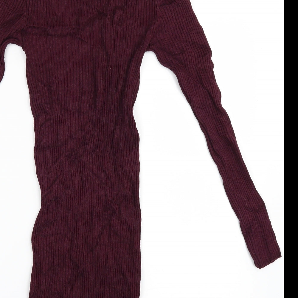 Atmosphere Womens Purple   T-Shirt Dress  Size 12