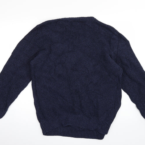 Marks and Spencer Mens Blue  Knit Pullover Jumper Size L