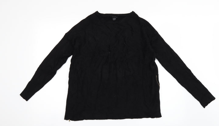 Atmosphere Womens Black  Knit Pullover Jumper Size 10