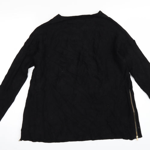 Atmosphere Womens Black  Knit Pullover Jumper Size 10