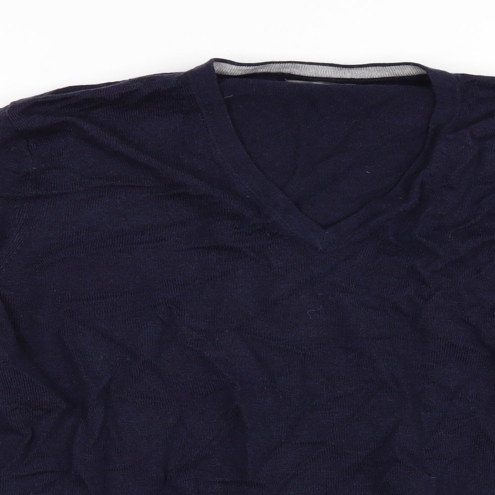 Gap Mens Blue  Knit Pullover Jumper Size M