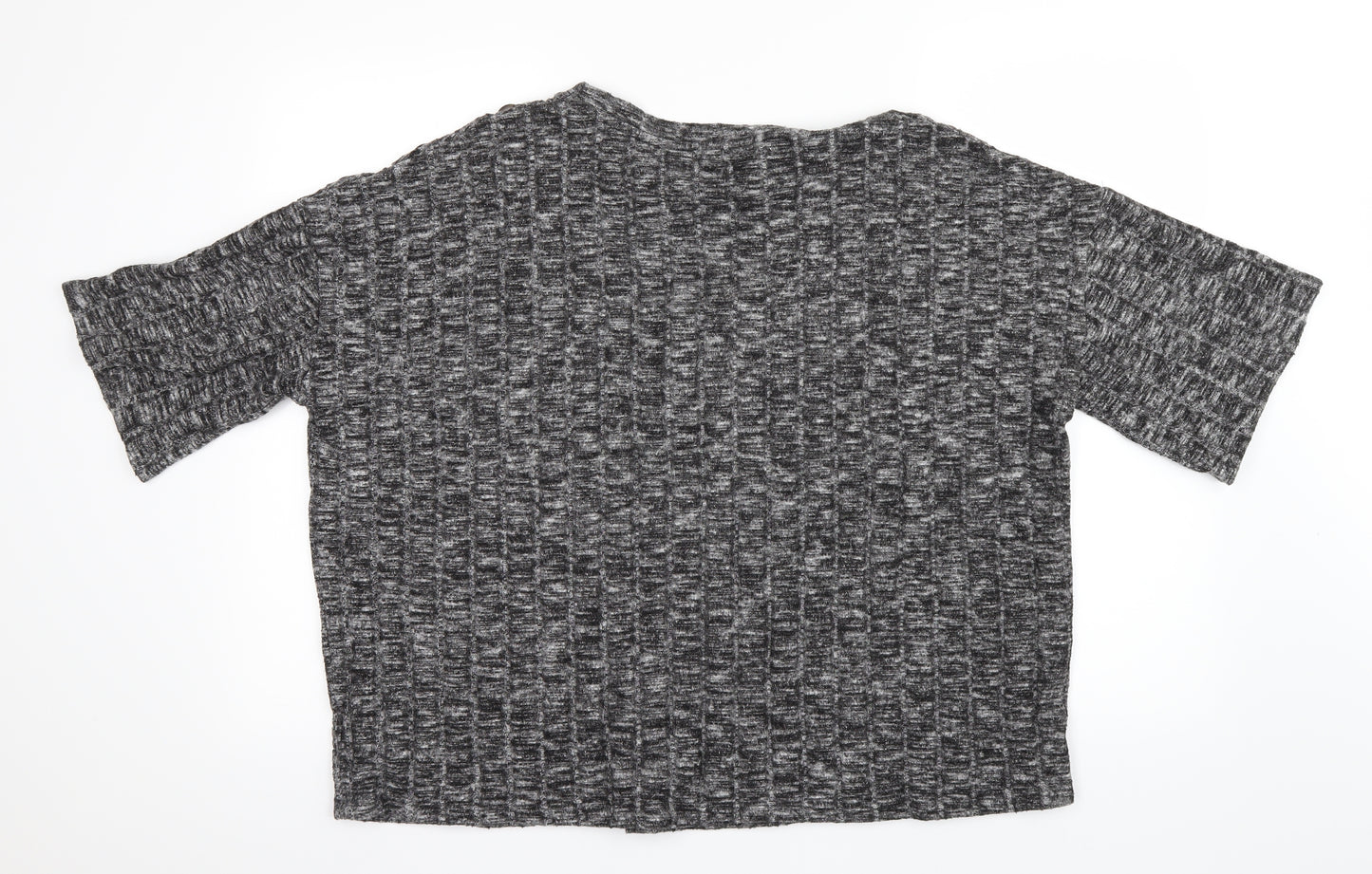 F&F Womens Grey  Knit Pullover Jumper Size 16
