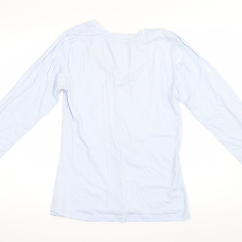 Love to Lounge Womens Blue Geometric  Top Pyjama Top Size 6