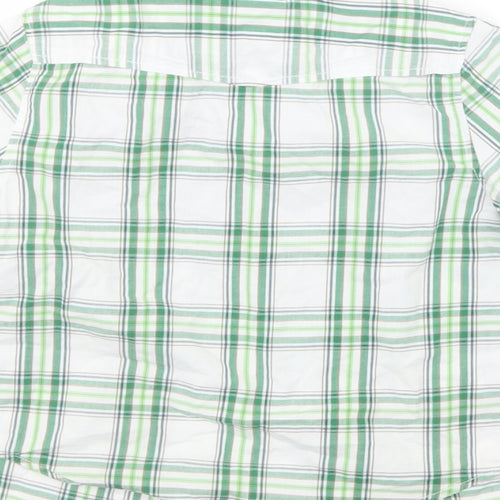 Woolworths Boys Green Check  Basic Button-Up Size 4-5 Years