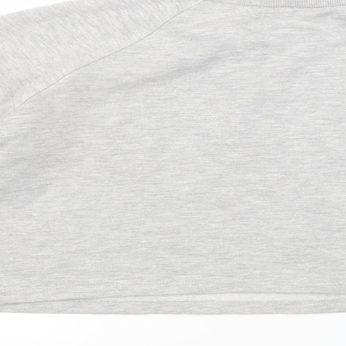 Matalan Girls Grey   Pullover Jumper Size 13 Years  - Cropped