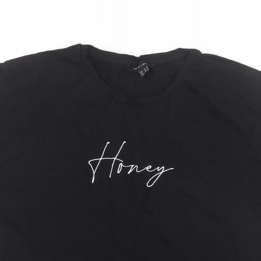 New Look Womens Black   Basic T-Shirt Size 14