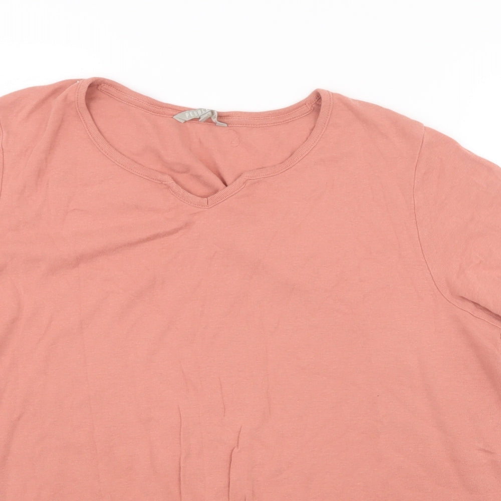 Pebble Bay Womens Pink   Basic T-Shirt Size 22